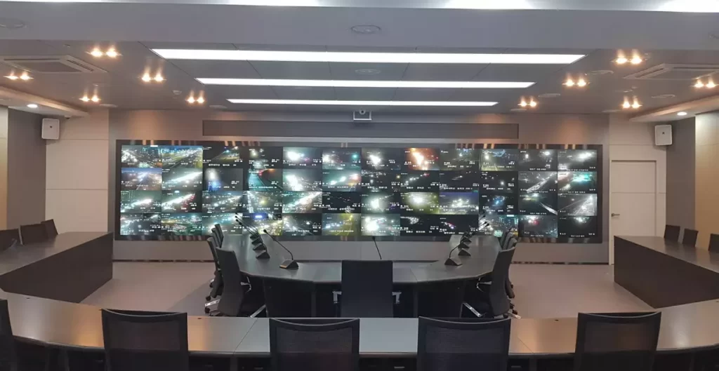 Màn hình ghép laser ODL-721 tại Trung tâm Thông tin Giao thông Quốc gia của Hàn Quốc