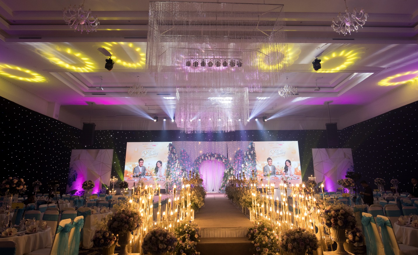 màn hình LED cho đám cưới