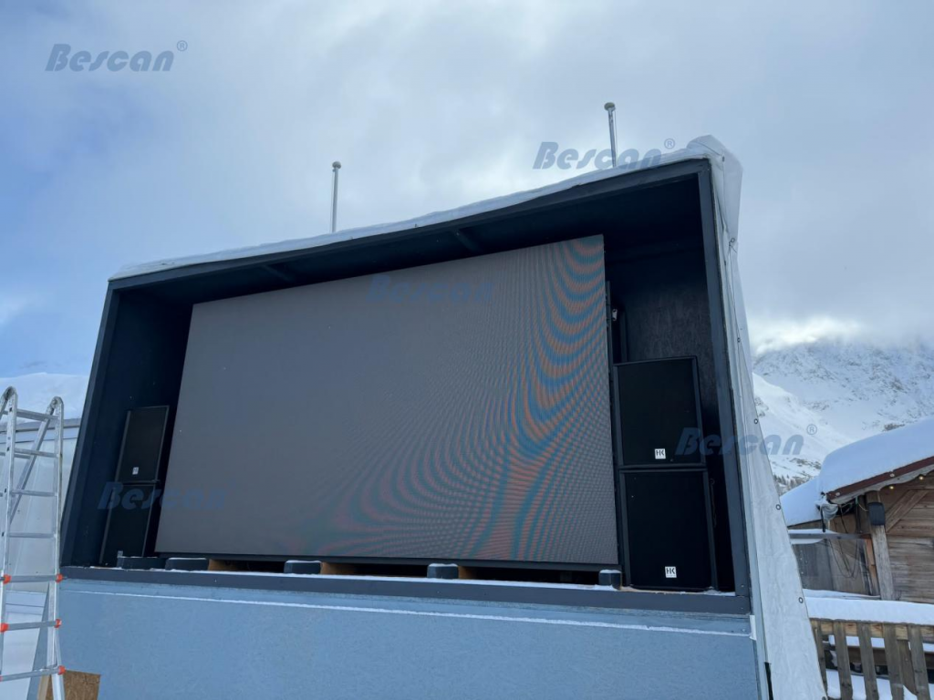 Mô hình hệ thống màn hình LED ngoài trời ở Thụy Sĩ