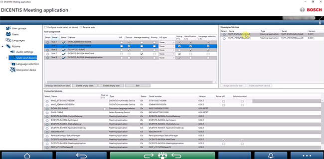 Bosch Dicentis Meeting Application